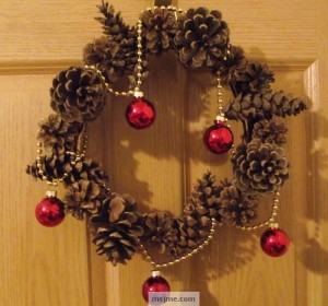 pine cone wreath