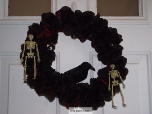 spooky wreath