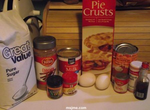 pumpkinpie ingredients