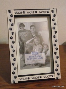 personalize ribbon frame