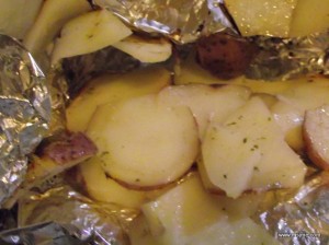 baked or grilled potatoes