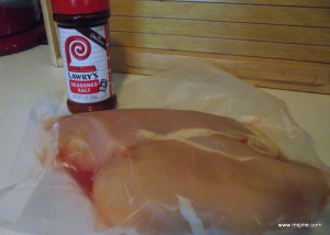 Ingredients: Boneless, Skinless Chicken Breast Lawry's Seasoning Salt