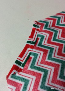 Sew the small flaps down.