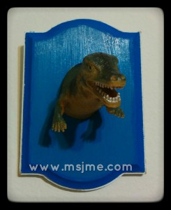 Dino Toy Trophy Plaque